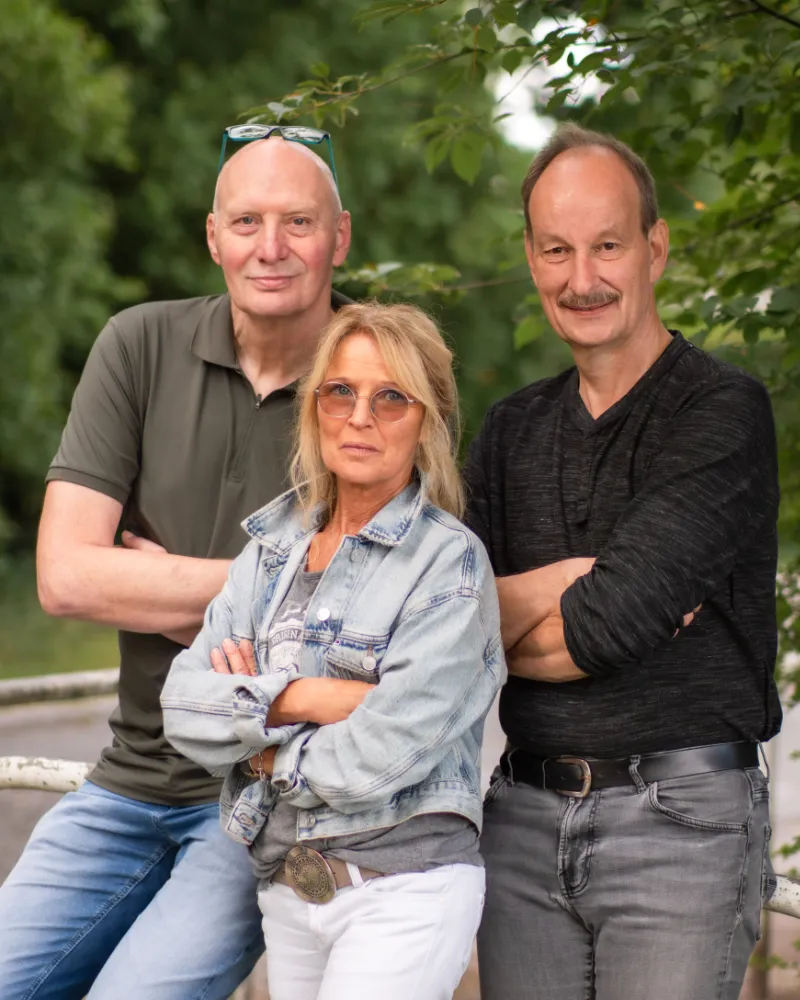Herbert Kebel, Dietmar Hahn und Gaby Manuth