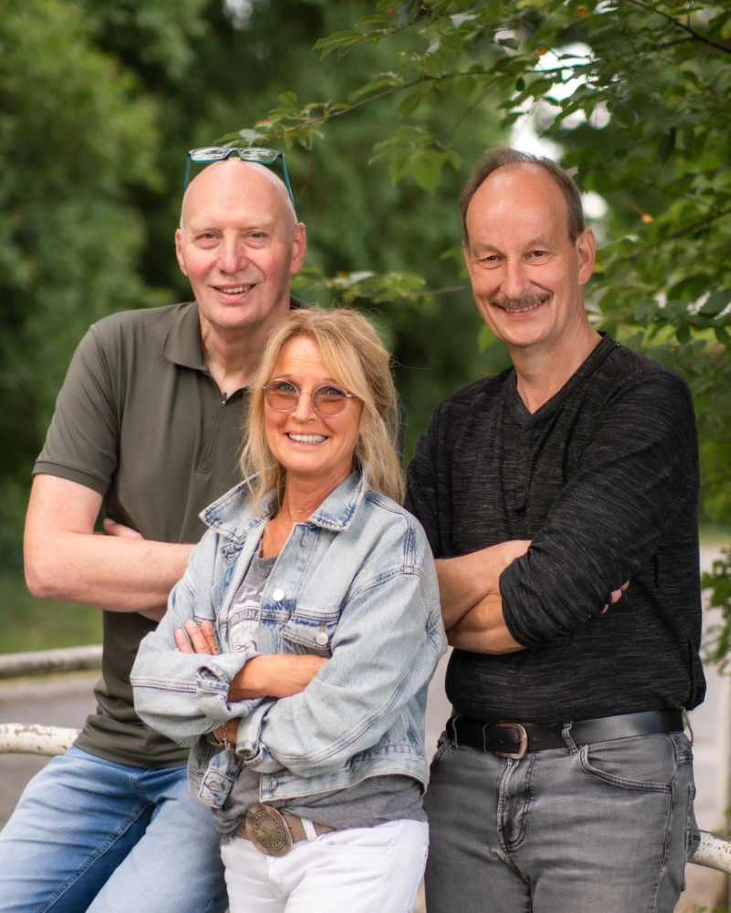 Herbert Kebel, Dietmar Hahn und Gaby Manuth